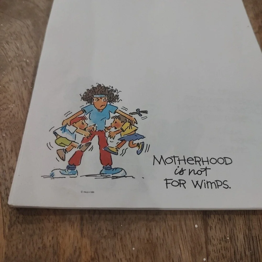Vintage C.M. PAULA CO 1989 Notepad  decorated sheets 5.5x8.75 Retro‎ Stationary